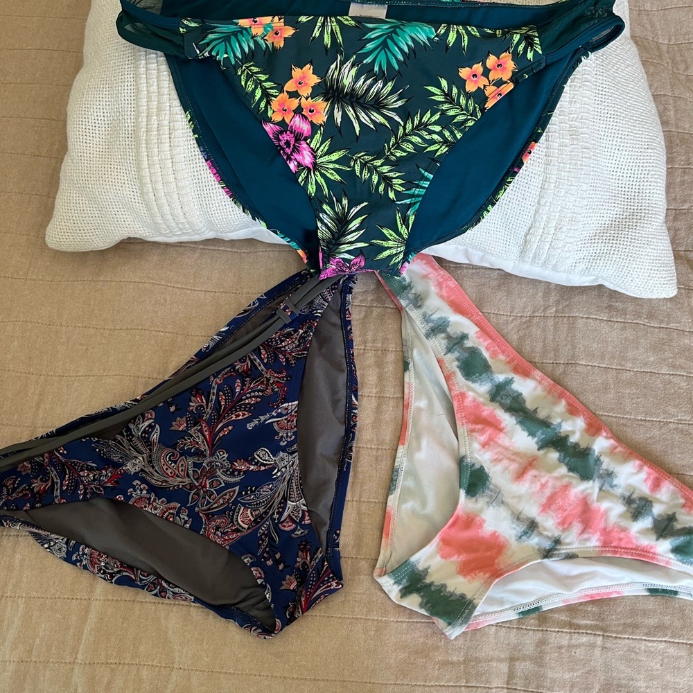 Bathing suit bottoms 3 pack
